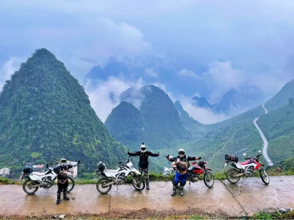 Wear protective gear when riding through steep mountain roads