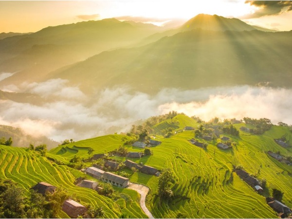 Ha Giang's terrain is mainly high mountains